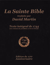 French Martin 1744 Biblie